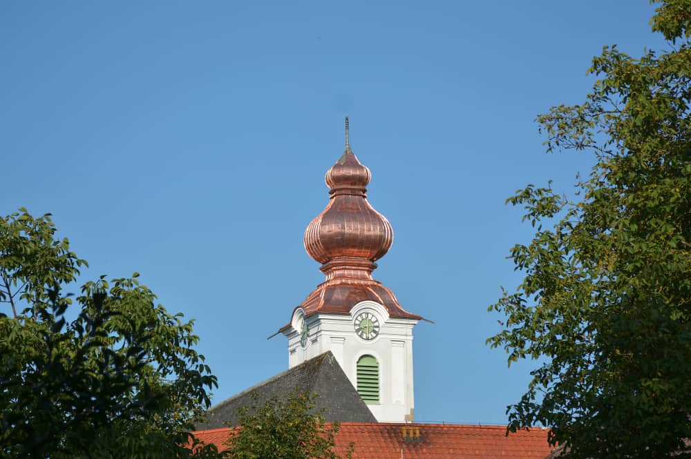 Neueindeckung in Kupfer kath. Pfarrkirche Weibern
