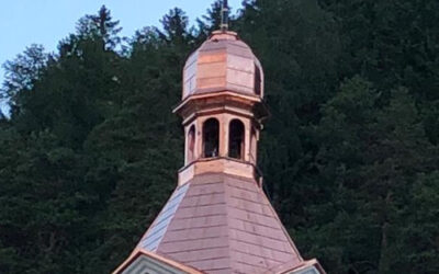 Neueindeckung Turm kath. Pfarrkirche Oberdrauburg