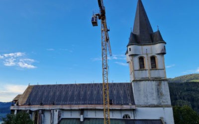 Pfarrkirche Bad St. Leonhard – Sanierung Kirchenschiff-Ziegeleindeckung