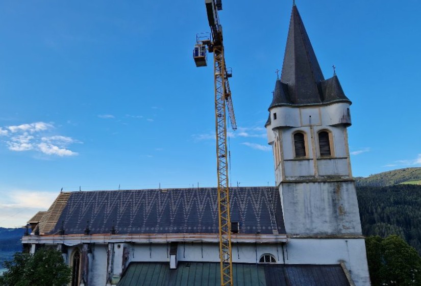 Pfarrkirche Bad St. Leonhard – Sanierung Kirchenschiff-Ziegeleindeckung